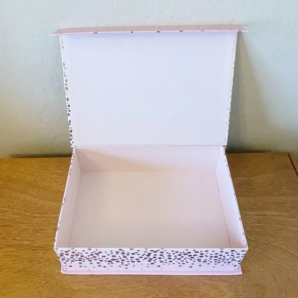 Decorative Storage Box With God All Things Are Possible Matthew 19 26 Pink Gold